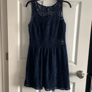 See- Through Waist and Back Dress